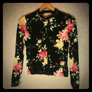 Bluemarine Floral Print Cardigan SM